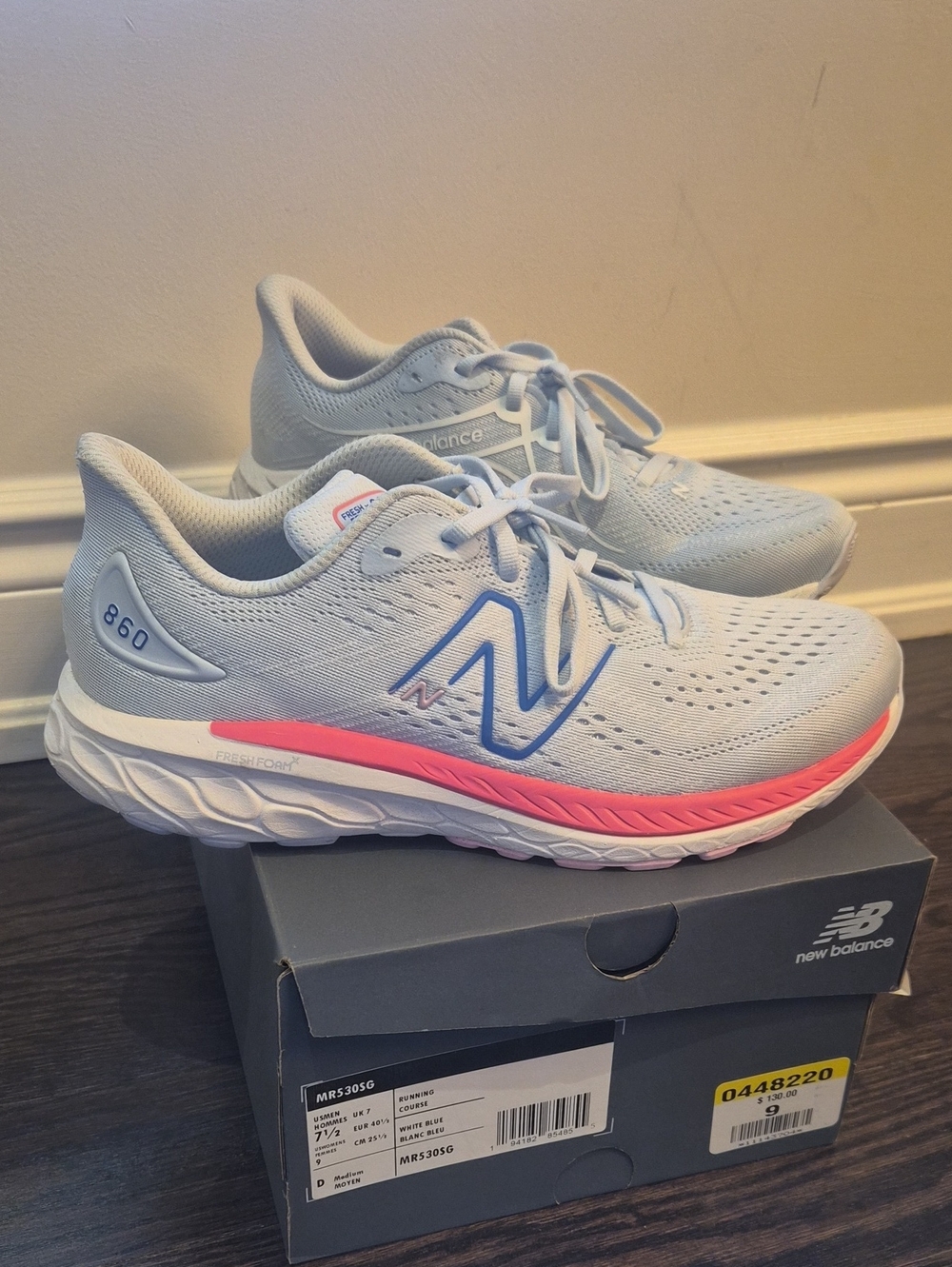 💯 New Balance Girls Fresh Foam X 860 V13 Running Shoes US 7